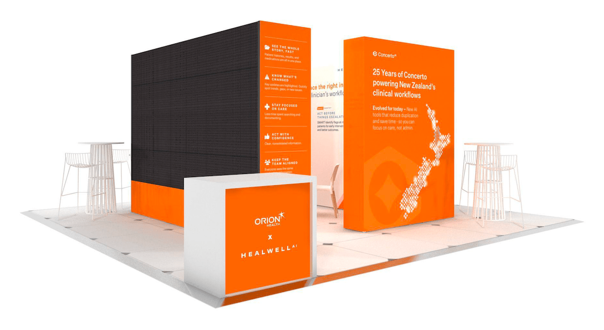 Celebrating 25 Years of Digital Health Innovation: Introducing Concerto AI at HINZ 2025.