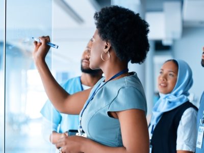 A National Blueprint for the Single Patient Record banner image - Image of team planning -min