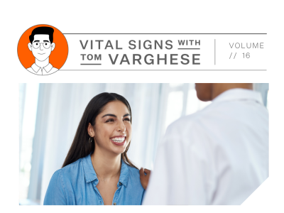 Vital signs with Tom Varghese vol 16 banner